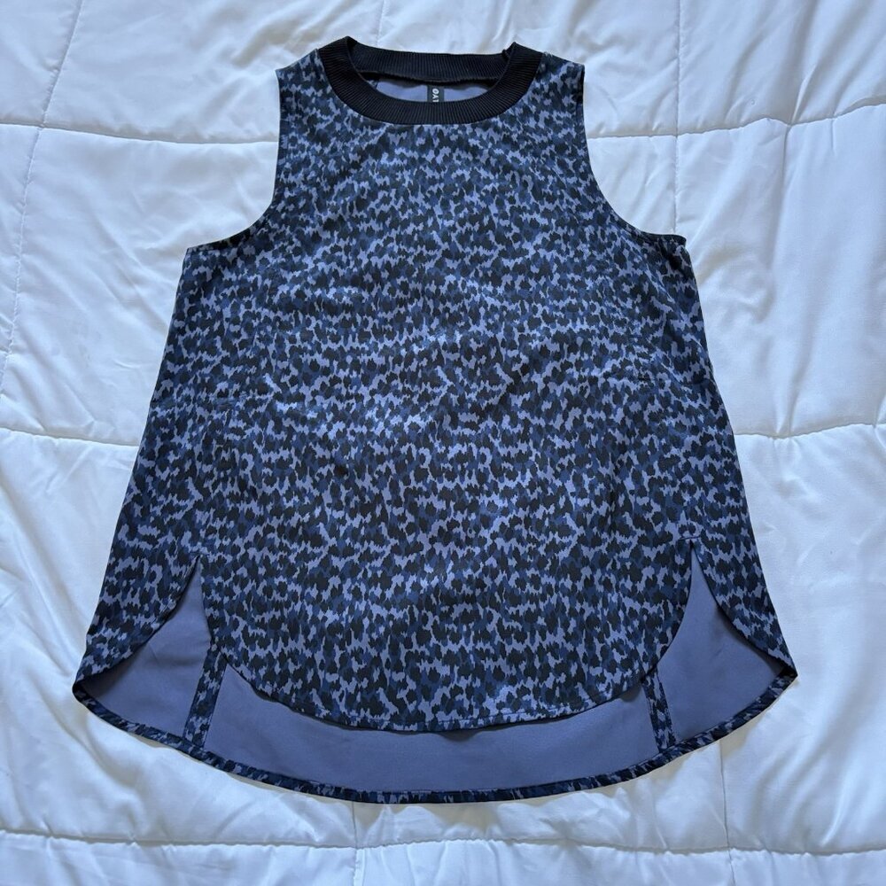 Athleta Womens Size‎ XS Spotted Tank Top Sleeveless Round Neck Yoga Activewear